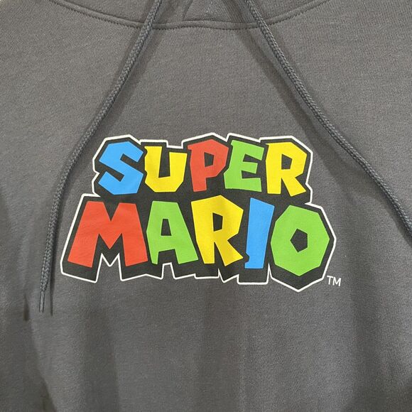 COPY - Nintendo Super Mario Graphic Logo Hoodie Produced By Mad Engine Mens Siz… - Picture 4 of 7
